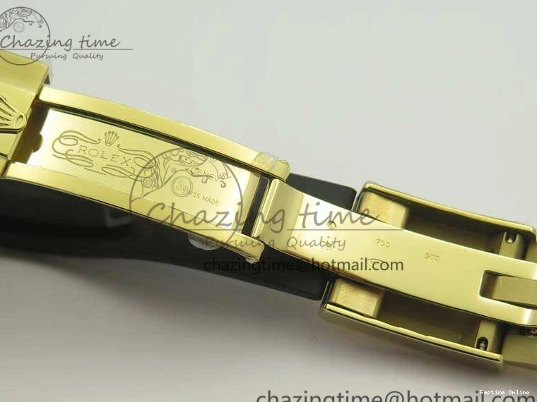 0109 Tailored Daytona 116518 LN YG ARF 1:1 Best Edition Black Dial On Rubber Strap A4130 Super Clone 3479